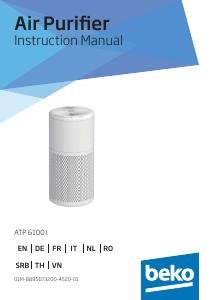 Manuale BEKO ATP6100I Purificatore d'aria