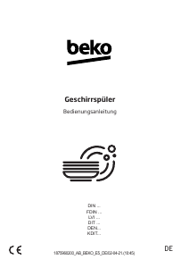 Bedienungsanleitung BEKO DIN 36420 H Geschirrspüler