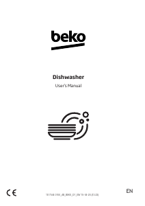 Manual BEKO DSN28520X Dishwasher
