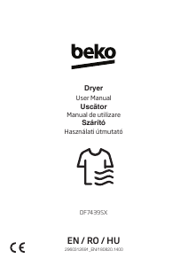 Manual BEKO DF 7439 SX Uscător