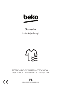 Instrukcja BEKO MDF7444CX Suszarka