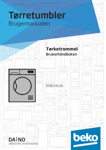 Bruksanvisning BEKO DS8114CA0 Tørketrommel