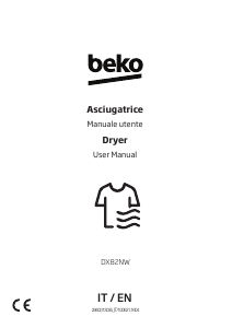 Manual BEKO DX82NW Dryer
