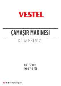 Kullanım kılavuzu Vestel EKO 8710 TGL Çamaşır makinesi