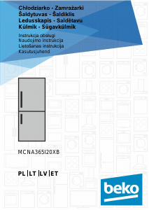 Instrukcja BEKO MCNA365I20XB Lodówko-zamrażarka