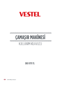 Kullanım kılavuzu Vestel EKO 9711 TL Çamaşır makinesi