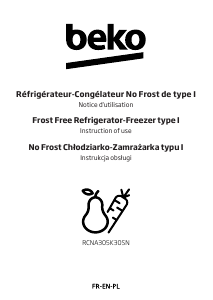 Manual BEKO RCNA305K30SN Fridge-Freezer