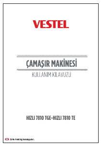 Kullanım kılavuzu Vestel Hizli 7810 TE Çamaşır makinesi