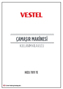 Kullanım kılavuzu Vestel Hizli 7811 TE Çamaşır makinesi