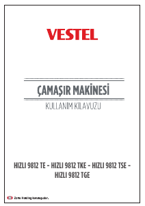 Kullanım kılavuzu Vestel Hizli 9812 TKE Çamaşır makinesi