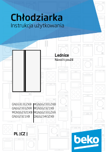 Manuál BEKO MGN162331ZXB Lednice s mrazákem