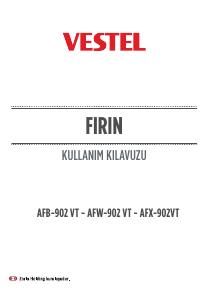 Kullanım kılavuzu Vestel AFW-902 VT Fırın