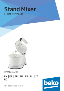 Bedienungsanleitung BEKO HMM7422W Handmixer