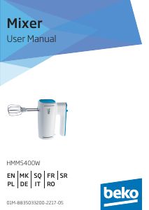 Manual BEKO HMM5400W Mixer de mână