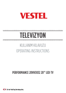 Kullanım kılavuzu Vestel 20VH3032 LED televizyon