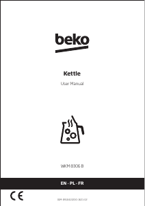 Mode d’emploi BEKO WKM8306B Bouilloire