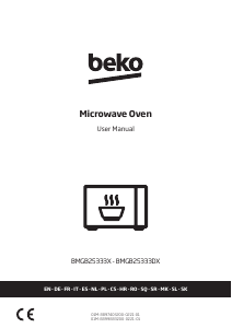Manual de uso BEKO BMGB 25333 X Microondas