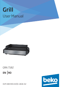 Manual BEKO GRN 7182 Grătar de masă