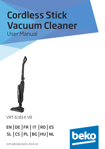 Manual BEKO VRT 61814 VB Vacuum Cleaner
