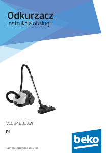 Instrukcja BEKO VCC 34801 AW Odkurzacz