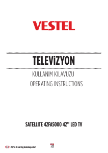 Kullanım kılavuzu Vestel 42FA5000 LED televizyon