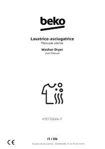 Manuale BEKO HTE7726XA-IT Lavasciuga