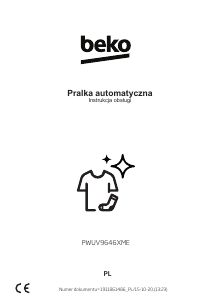 Instrukcja BEKO PWUV9646XME Pralka