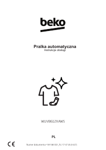 Instrukcja BEKO WUV8612XAWS Pralka