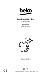 Manuale BEKO 50081464CH1 Lavatrice