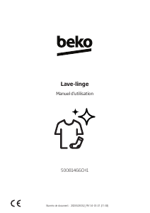 Mode d’emploi BEKO 50081466CH1 Lave-linge