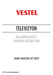 Kullanım kılavuzu Vestel 48FA7500 LED televizyon