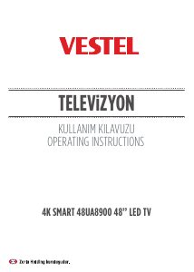 Kullanım kılavuzu Vestel 48UA8900 LED televizyon