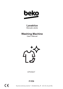 Manual BEKO EPX9AIT Washing Machine