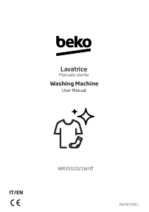 Handleiding BEKO WRXS51021W/IT Wasmachine