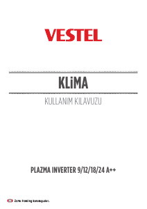 Kullanım kılavuzu Vestel Plazma Inverter 9 Klima