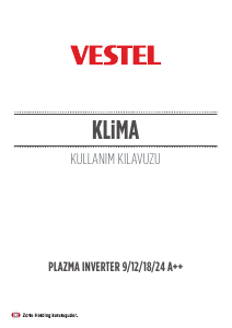 Kullanım kılavuzu Vestel Plazma Inverter 24 Klima
