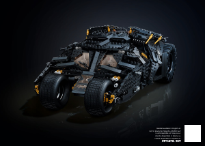 Manuál Lego set 76240 Super Heroes DC Batman Batmobil Tumbler