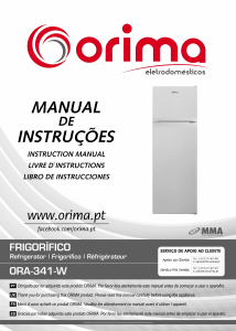 Manual Orima ORA 341 W Fridge-Freezer