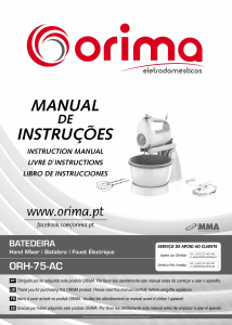 Manual Orima ORH 75 AC Hand Mixer