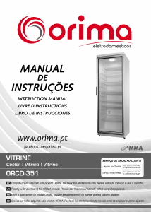 Mode d’emploi Orima ORCD 351 Réfrigérateur