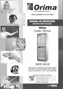 Manual de uso Orima ORCD 350 2P Refrigerador