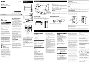 Handleiding Sony RDH-GTK11IP Speakerdock