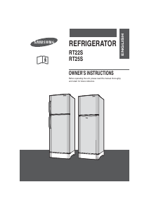 Manual Samsung RT25SASW Fridge-Freezer