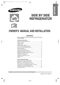 Manual Samsung RS23KKSW Fridge-Freezer