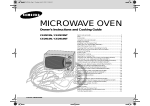 Handleiding Samsung CE2914NT Magnetron