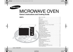 Manual Samsung GE87L-S/ELE Microwave