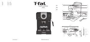 Mode d’emploi Tefal EX3220MX Machine à expresso