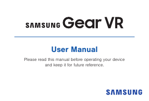 Manual Samsung SM-R322 Gear VR Headset