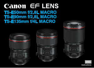 Handleiding Canon TS-E 135mm f2.8L MACRO Objectief