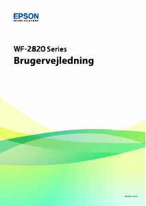 Brugsanvisning Epson WorkForce WF-2820DWF Multifunktionsprinter